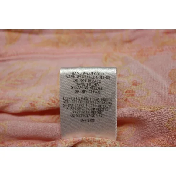 Z‎ Supply women's Ruby long sleeve floral collared button front shirt M - Picture 9 of 9